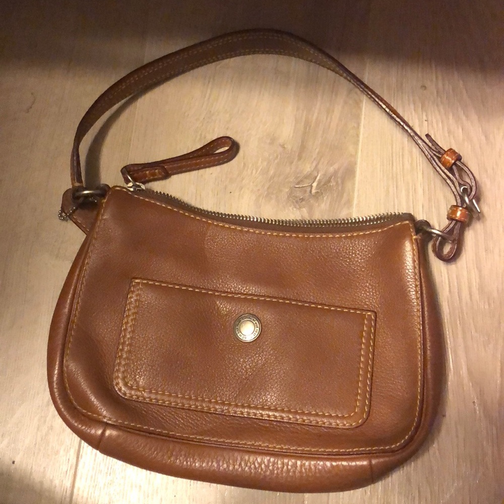 Brown Leather Coach Purse